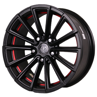 16x7 SHASTRA 5x114.3 Full Satin Black UCR