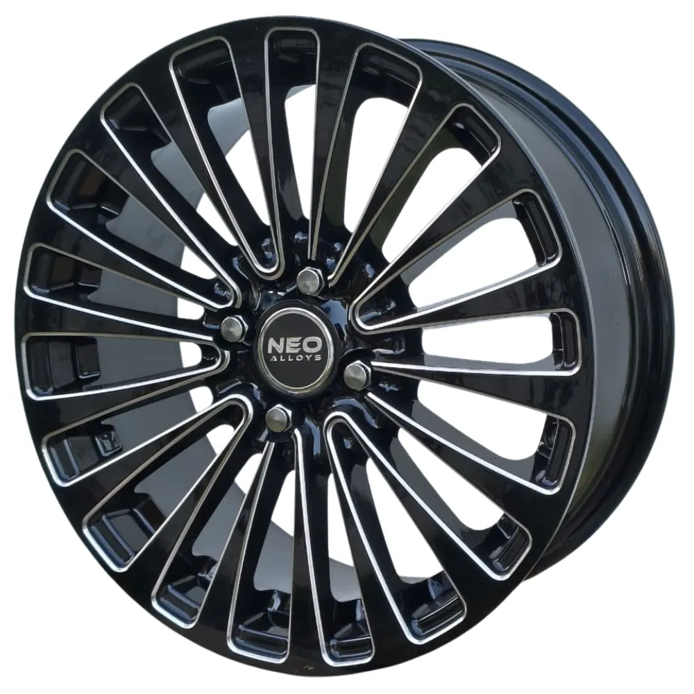 16x6.5 OSCAR 4x100 Black Milled