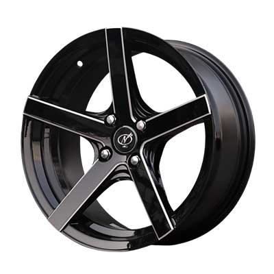 16x7 Techno 4x100 Black Milled (Box Type)