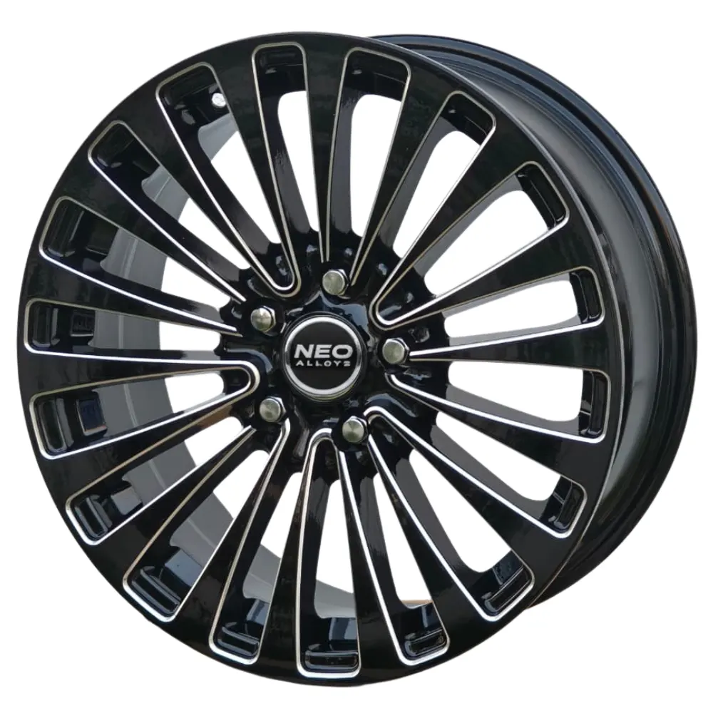 17x7 OSCAR 5x114.3 Black Milled