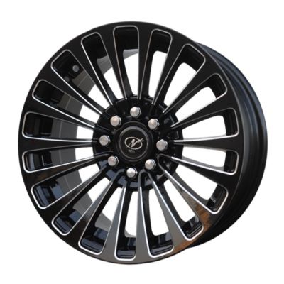 15x6.5 OSCAR 8x100/108 Black Milled