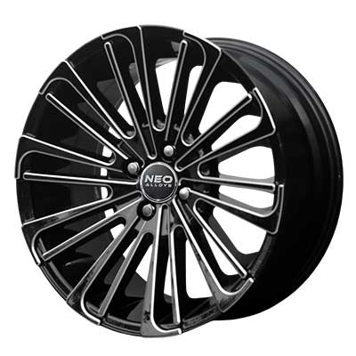 17x8 Chocolate 4x100 Black Milled