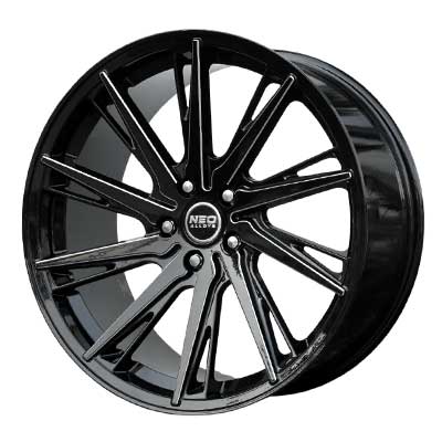20x9 KING 5x114.3 Black Milled