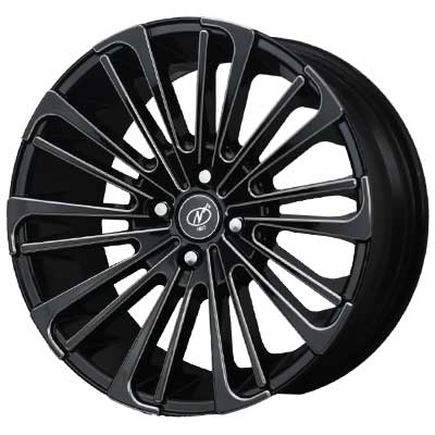 17x7.5 Chocolate 4x100 Black Milled