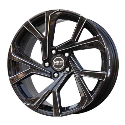18x7.5 Hydra 5x139.7 Black Milled