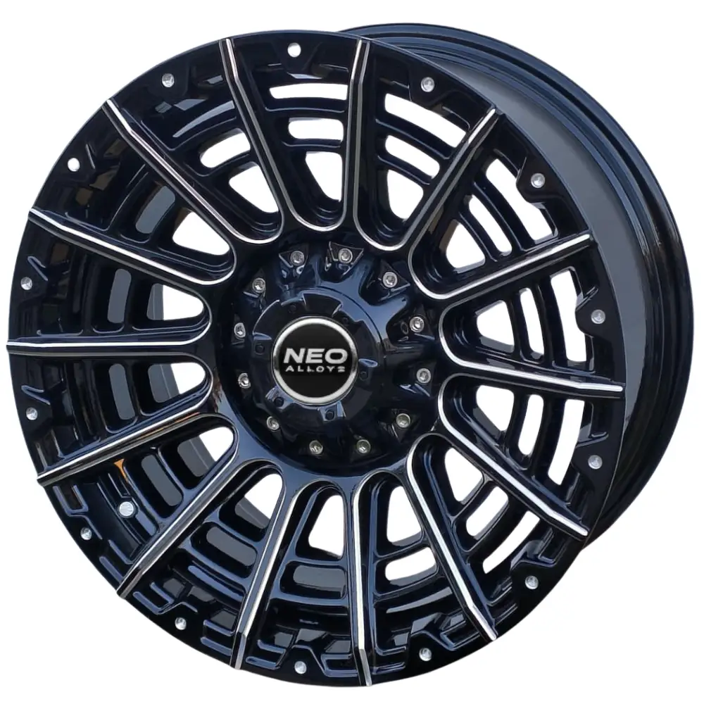 18x8.5 Sniper 5x114.3x139.7 Black Milled