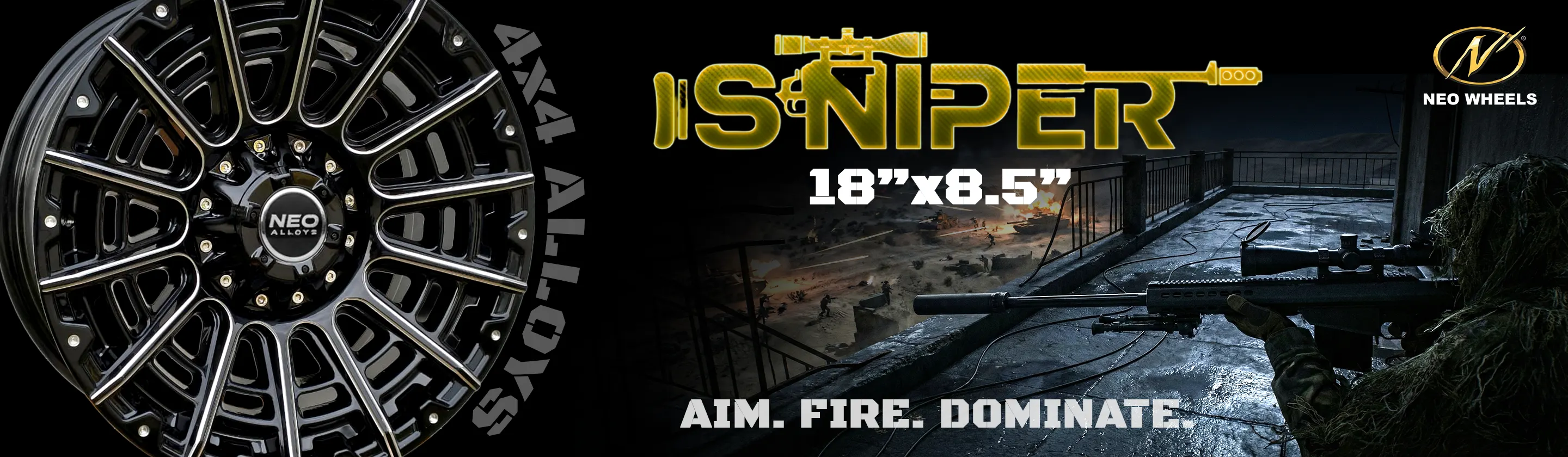 Sniper alloys by Neo Wheels